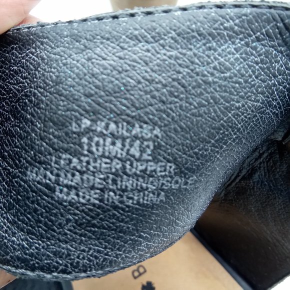 Lucky Brand Black Kailasa Leather Strappy Sandals - Picture 14 of 14